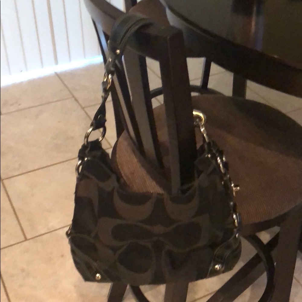 Authentic black Coach purse